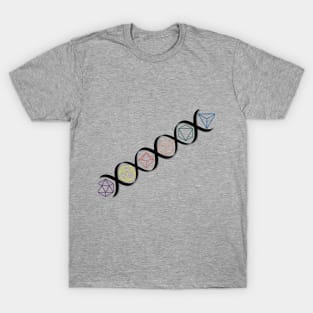 DNA Dice Strand - Color Dice T-Shirt